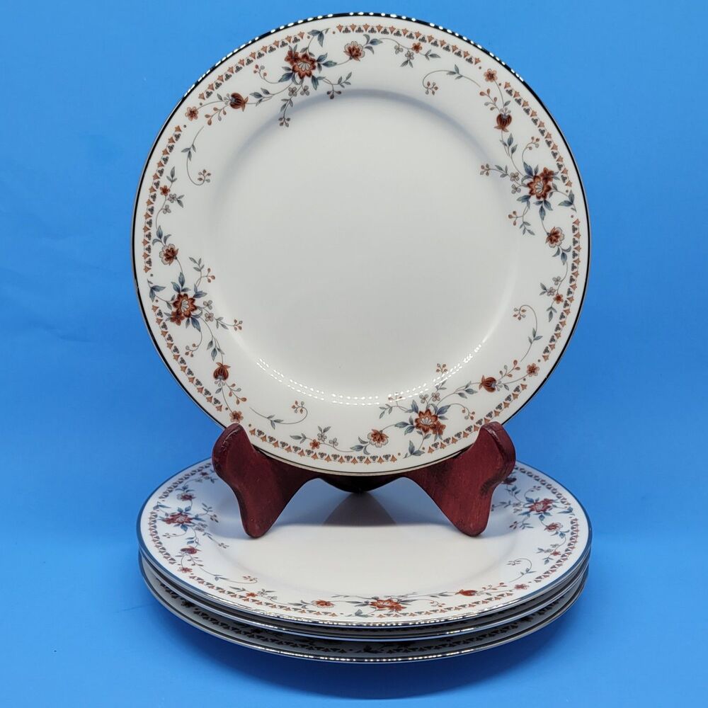 Noritake Ivory China Adagio Salad Plates Bundle of 4